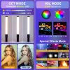 LED Night Lights |   Wholesale Rgb Handheld Led Light Wand Colorful Photography Lighting Stick Rechargeable Adjustable Color Temperature Photo Studio Fill Lamp RGB stick light PU4134 LED Lighting LED Night Lights