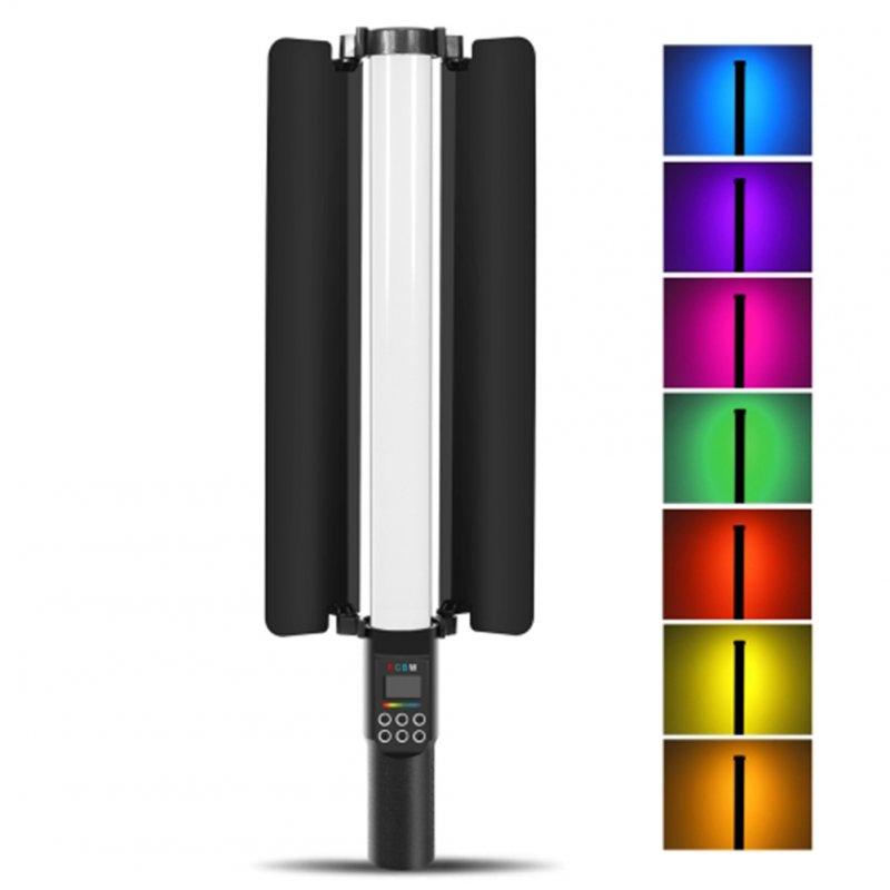 LED Night Lights |   Wholesale Rgb Handheld Led Light Wand Colorful Photography Lighting Stick Rechargeable Adjustable Color Temperature Photo Studio Fill Lamp RGB stick with shading leaf LED Lighting LED Night Lights