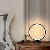 LED Night Lights |   Wholesale Round Table Lamp LED Bedside Lamps USB Plug-in LED Night Light 3 Colors Lighting Dimmable Table Lamp For Bedroom Living Room Bar Hotel black LED Lighting Black