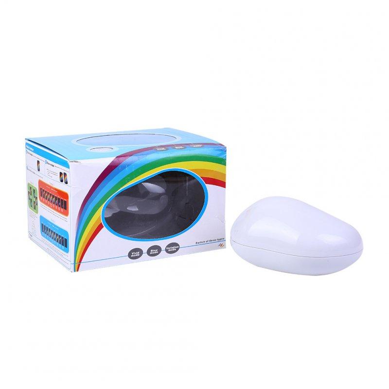 LED Night Lights |   Wholesale Small Rainbow Projection Lamp LED Colorful Night Light Creative Children Room Decoration color LED Lighting Color