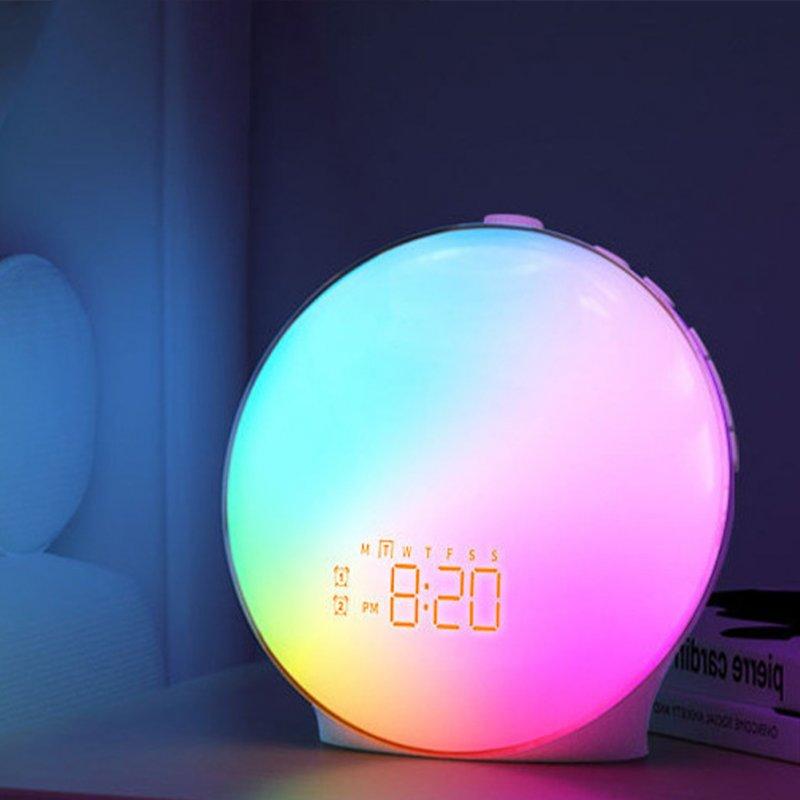 LED Night Lights |   Wholesale Sun Up Alarm Clock, Sun Up Light LED Lamp, Sun Up and Sunset Sound Simulation, Snooze, Dual Alarms White US Plug LED Lighting LED Night Lights