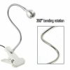 LED Night Lights |   Wholesale Usb Flexible Led  Reading  Light Metal Clip Design Usb Powered Beside Bed Desk Table Lamp black LED Lighting Black