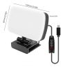 LED Night Lights |   Wholesale Video Conference Fill Light Adjustable Portable Photography Lamp Notebook Online Live Light black LED Lighting Black