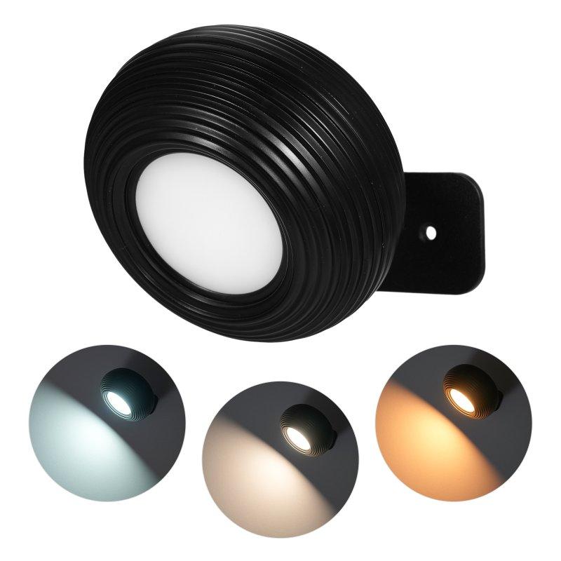 LED Night Lights |   Wholesale Wall Lights Lamp Dimmable 3 Color Temperature Lamp USB Charging Wall Lamp Magnetic Lighting Sconce Touch Switch Control Lights For Bedroom Living Room Study Room black LED Lighting Black