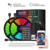 LED Strip Lights |   Wholesale 10m 5050 RGB LED Stripe Smart WiFi APP Remote Control String Light 300 LEDs Work with Alexa Google Asistant EU plug LED Lighting EU plug + Waterproof