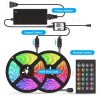 LED Strip Lights |   Wholesale 10m 5050 RGB LED Stripe Smart WiFi APP Remote Control String Light 300 LEDs Work with Alexa Google Asistant EU plug LED Lighting EU plug + Waterproof