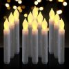 LED Strip Lights |   Wholesale 12pcs Led Electronic Candle Lights Flameless Decorative Lamp For Wedding Birthday Christmas Party Accessories yellow flashing Short 2 x 11.5cm LED Lighting LED Strip Lights