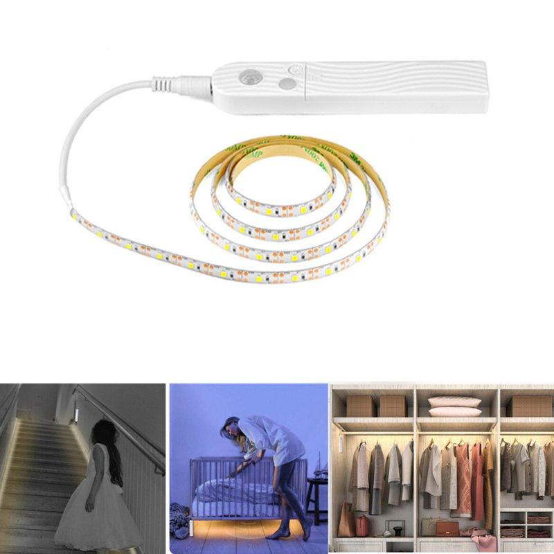 LED Strip Lights |   Wholesale 3M LED String Light with Motion Sensor for Closet Wardrobe Cabinet Stairs Hallway Decor Warm white light LED Lighting LED Strip Lights