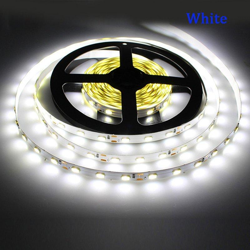 LED Strip Lights |   Wholesale 5M 5630 LED Light Strip 60 LEDs Waterproof Flexible Bright LED lights LED Lighting Daylight White