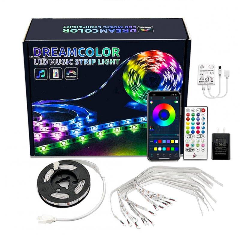 LED Strip Lights |   Wholesale Intelligent Symphony RGB Firework-Lamp 3 Control Methods Bluetooth-compatible Led Strip Lights For Indoor Holiday Decorations LED Lighting EU plug