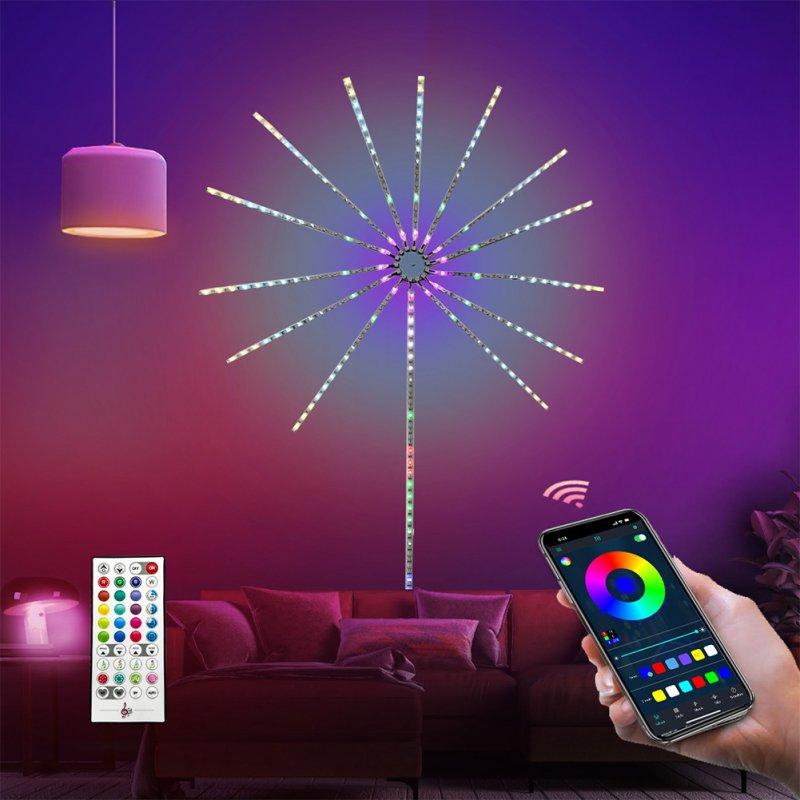 LED Strip Lights |   Wholesale Intelligent Symphony RGB Firework-Lamp 3 Control Methods Bluetooth-compatible Led Strip Lights For Indoor Holiday Decorations LED Lighting LED Strip Lights