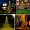 LED Strip Lights |   Wholesale Led String Lights 10lm 8 Modes Super Bright Outdoor Christmas Decorations For Courtyard Garden Porch Warm White Solar model LED Lighting LED Strip Lights