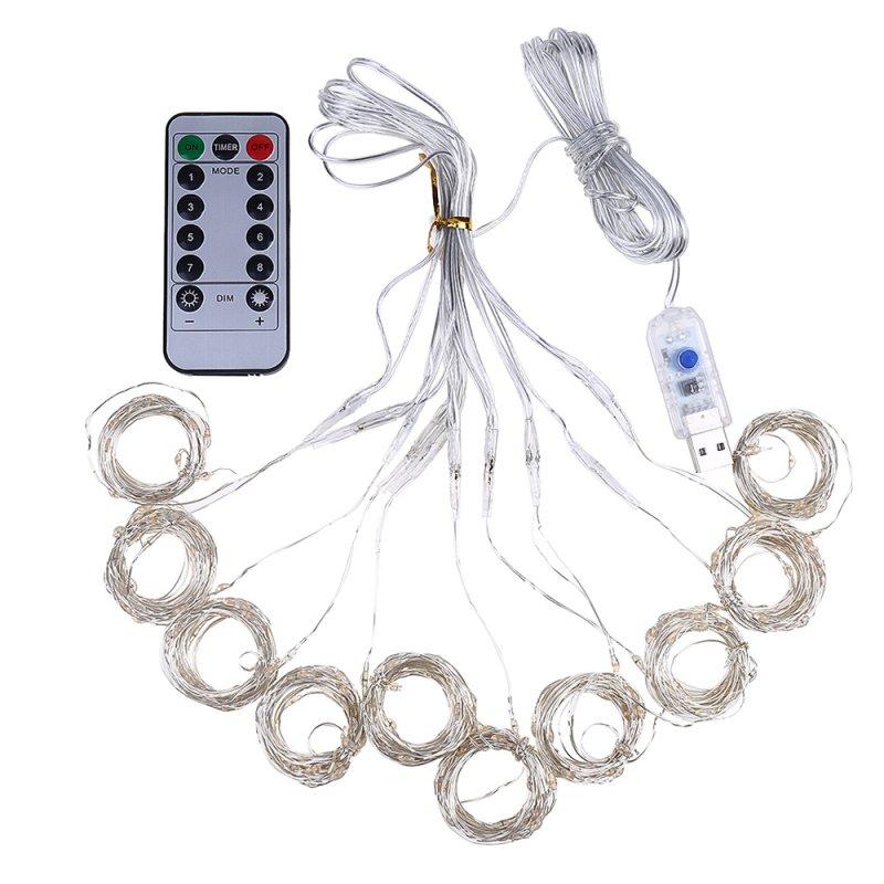 LED Strip Lights |   Wholesale Twinkle Star 300 LED Window Curtain String Light Wedding Party Home Wall Decorations, Warm White White LED Lighting LED Strip Lights