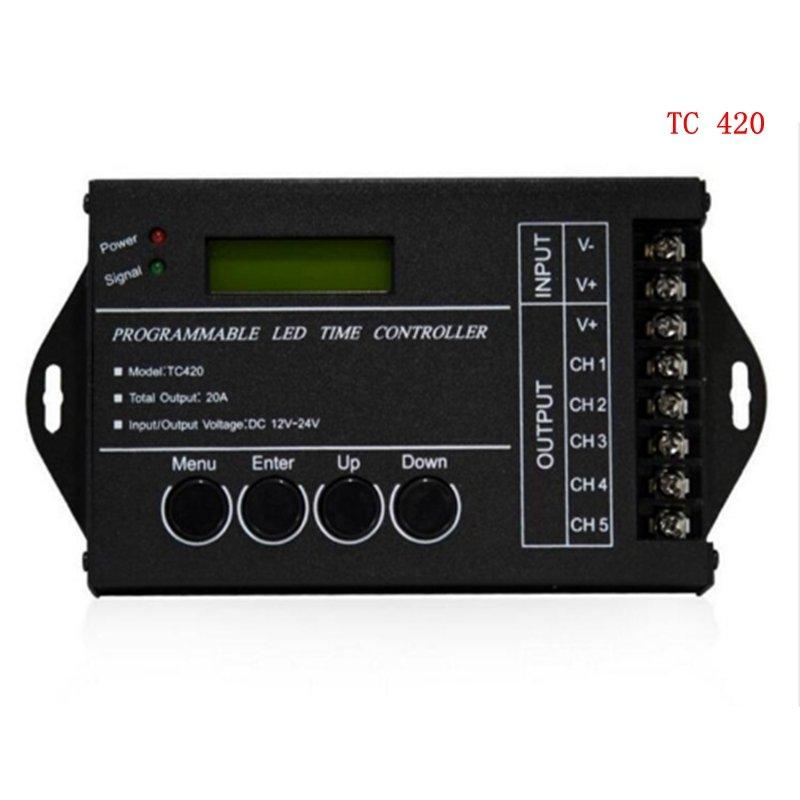 Lighting Accessories |   Wholesale TC420/TC421 WiFi Time Programmable LED Controller Dimmer RGB Aquarium Lighting Timer  TC420 LED Lighting Lighting Accessories