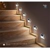 Outdoor Lighting |   Wholesale Solar Lamp With Solar Panel Ip65 Waterproof Steps Stair Lights For Yard Patio Garden Pathway Porch Decor white light LED Lighting Outdoor Lighting