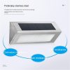 Outdoor Lighting |   Wholesale Solar Lamp With Solar Panel Ip65 Waterproof Steps Stair Lights For Yard Patio Garden Pathway Porch Decor white light LED Lighting Outdoor Lighting