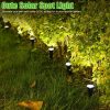 Outdoor Lighting |   Wholesale Solar Spot Lights 20LM 10 LEDs Outdoor IP65 Waterproof Solar Landscape Spotlights For Walkway Yard Pathway Garden Solar Lawn Light LED Lighting Outdoor Lighting