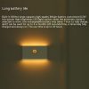 Smart Lighting |   Wholesale 0.2w Dc5v Motion Sensor Led Night Light Eye Protection Bedroom Bedside Lamp For Wardrobe Aisle Stairs Bedroom Round LED Lighting Round