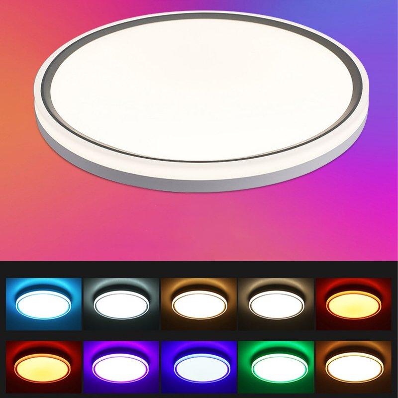 Smart Lighting |   Wholesale 24W LED Ceiling Light With Remote Control 3000K-6500K Color Temperature Infinite Dimming Dimmable Ceiling Light For Bedroom Living Room Dining Room European standard 220V-240V LED Lighting Smart Lighting