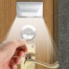 Smart Lighting |   Wholesale Led Door Lock Light 60 Degrees Infrared Human Body Sensor Night Lamp For Stairs Warehouse Wardrobe silver LED Lighting Silver