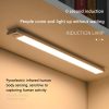 Smart Lighting |   Wholesale Led Light Strip Under Cabinet Lights With Rechargeable Battery 3 Switch Mode 3 Lighting Modes Cabinet Lighting For Bedroom Kitchen Wardrobe Black 30CM LED Lighting Smart Lighting