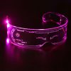 Smart Lighting |   Wholesale LED Luminous Sunglasses Goggles With 200mAh Large Capacity Battery Colorful Light Up Glasses Night Riding Glasses Party Supplies Full color charging LED Lighting Full color charging