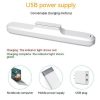 Smart Lighting |   Wholesale Led Reading Lamps Usb Rechargeable Adjustable Brightness Stepless Dimming Touch Sensor Night Lights [white touch] USB type LED Lighting [white touch] + USB type