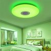 Smart Lighting |   Wholesale Music RGB Led  Ceiling  Light Multiple Working Modes Bluetooth-compatible Speaker Dimmable Intelligent Remote Control Lamp 26cm LED Lighting 26cm