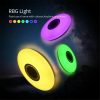 Smart Lighting |   Wholesale Music RGB Led  Ceiling  Light Multiple Working Modes Bluetooth-compatible Speaker Dimmable Intelligent Remote Control Lamp 26cm LED Lighting 26cm