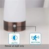 Smart Lighting |   Wholesale Wireless PIR Motion Sensor LED Night Light Battery Operated Table Lamp Smart Bedside Lamp For Home Decor Bedroom Bathroom round LED Lighting Round