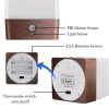 Smart Lighting |   Wholesale Wireless PIR Motion Sensor LED Night Light Battery Operated Table Lamp Smart Bedside Lamp For Home Decor Bedroom Bathroom round LED Lighting Round