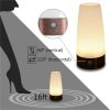 Smart Lighting |   Wholesale Wireless PIR Motion Sensor LED Night Light Battery Operated Table Lamp Smart Bedside Lamp For Home Decor Bedroom Bathroom round LED Lighting Round