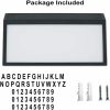 Solar Lights |   Wholesale 0.2w Solar Door Plaque Ip44 Waterproof Automatical On/off House Address Number Light Set House Sign as shown LED Lighting As shown