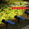 Solar Lights |   Wholesale 0.5w Outdoor Led Solar Spot Lights With 2200mah Large Capacity Battery Landscape Lights For Fence Pathway Trees Garden Yard warm light LED Lighting Solar Lights