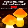 Solar Lights |   Wholesale 1 For 3 LED Solar Mushroom Light With 1.2V600MAH Battery IP65 Waterproof Outdoor Garden Decorative Landscape Lamp orange LED Lighting Orange