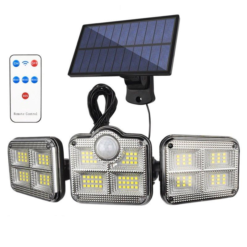 Solar Lights |   Wholesale 122led Solar Light with RC 2400mah Lithium Battery Outdoor Waterproof Garden Street Lamps Spotlight TG-TY07508 LED Lighting Solar Lights