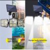 Solar Lights |   Wholesale 122led Solar Light with RC 2400mah Lithium Battery Outdoor Waterproof Garden Street Lamps Spotlight TG-TY07508 LED Lighting Solar Lights