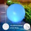 Solar Lights |   Wholesale 14 Inch Led Beach Ball Toy With Colorful Solar Light Waterproof Led Inflatable Luminous Pool Floating Ball ball 14 inches (1pc) LED Lighting Ball 14 inches (1pc)