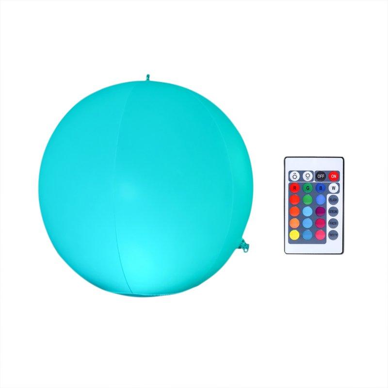 Solar Lights |   Wholesale 14 Inch Led Beach Ball Toy With Colorful Solar Light Waterproof Led Inflatable Luminous Pool Floating Ball ball + remote (1pc) LED Lighting Ball + remote (1pc)