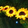 Solar Lights |   Wholesale 1pc/2pcs LED Solar Sunflowers Lights IP65 Waterproof Automatic On/off Garden Lights For Yard Patio Garden Pathway Porch Decor 1 pc 1 for 4 LED Lighting 1 pc 1 for 4