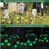 Solar Lights |   Wholesale 2 Packs Halloween Scary Eyeball Solar Stake Lights Outdoor Weatherproof Garden Stake Lights Halloween Decorations For 8-10 Hours 10 led LED Lighting 10 heads boxed