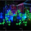 Solar Lights |   Wholesale 2 Packs Halloween Scary Eyeball Solar Stake Lights Outdoor Weatherproof Garden Stake Lights Halloween Decorations For 8-10 Hours 10 led LED Lighting 10 heads boxed