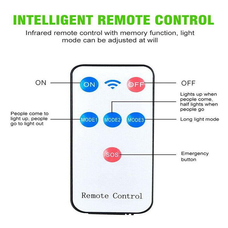 Solar Lights |   Wholesale 200w Solar Led Street Wall Light Energy Saving High Brightness Pir Motion Sensor Outdoor Remote Control Lamp 616-4 (with remote control) LED Lighting 616-4 (with remote control)