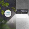 Solar Lights |   Wholesale 206LEDs Solar Light Pir Motion Sensor Decorative Wall Light Outdoor Waterproof Lamp For Garden Street Pathway 206 lights 1 pack LED Lighting 206 lights 1 pack