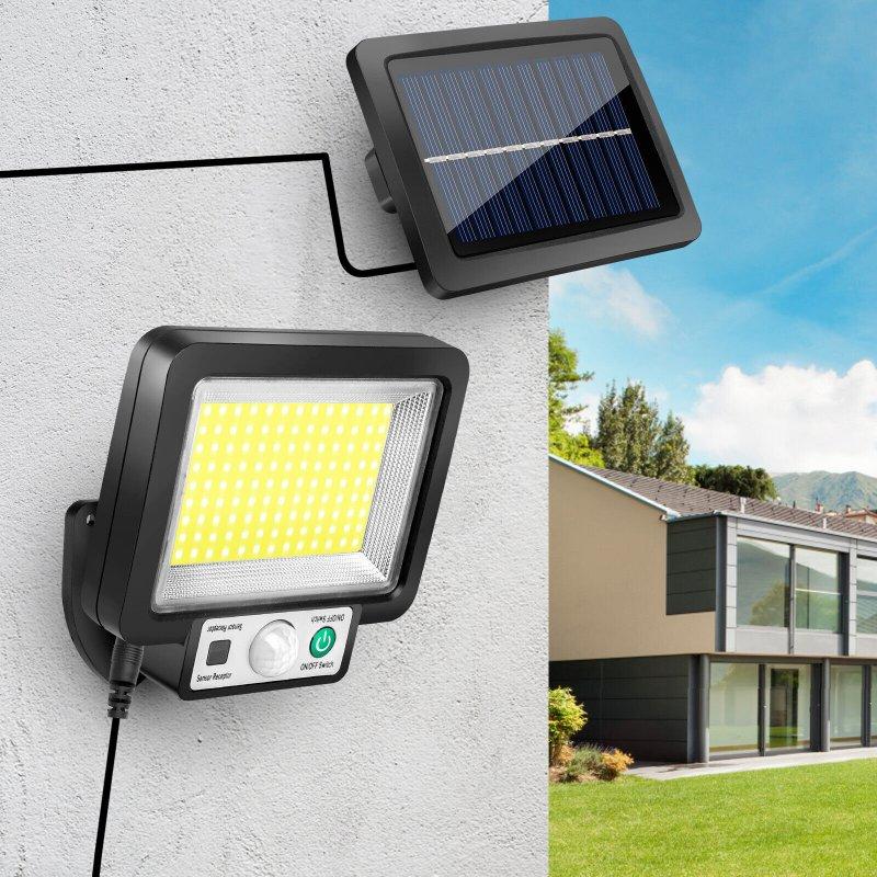 Solar Lights |   Wholesale 220000 Lumens Solar Street Light 3 Lighting Modes Waterproof 117cob Wall Lamp for Outdoor Garden Yard with RC LED Lighting Solar Lights