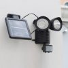 Solar Lights |   Wholesale 22led Double-head Solar Light Outdoor High-brightness Motion Sensor Floodlight Spotlight for Garden Landscape Black LED Lighting Black