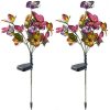 Solar Lights |   Wholesale 2pcs Led Solar Butterfly Lights Outdoor Waterproof Decorative Stake Lights Lawn Lamp For Yard Patio Garden Decor lawn lamp LED Lighting Lawn lamp