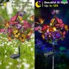 Solar Lights |   Wholesale 2pcs Led Solar Butterfly Lights Outdoor Waterproof Decorative Stake Lights Lawn Lamp For Yard Patio Garden Decor lawn lamp LED Lighting Lawn lamp