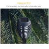 Solar Lights |   Wholesale 2Pcs LED Solar Flame Lamp Waterproof for Garden Landscape Decor Landscape Lights Solar small torch light LED Lighting Solar Lights