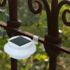 Solar Lights |   Wholesale 2pcs Led Solar Gutter Lights IP65 Waterproof Outdoor Fence Lamp for Garden Yard Patio Cold White LED Lighting Solar Lights